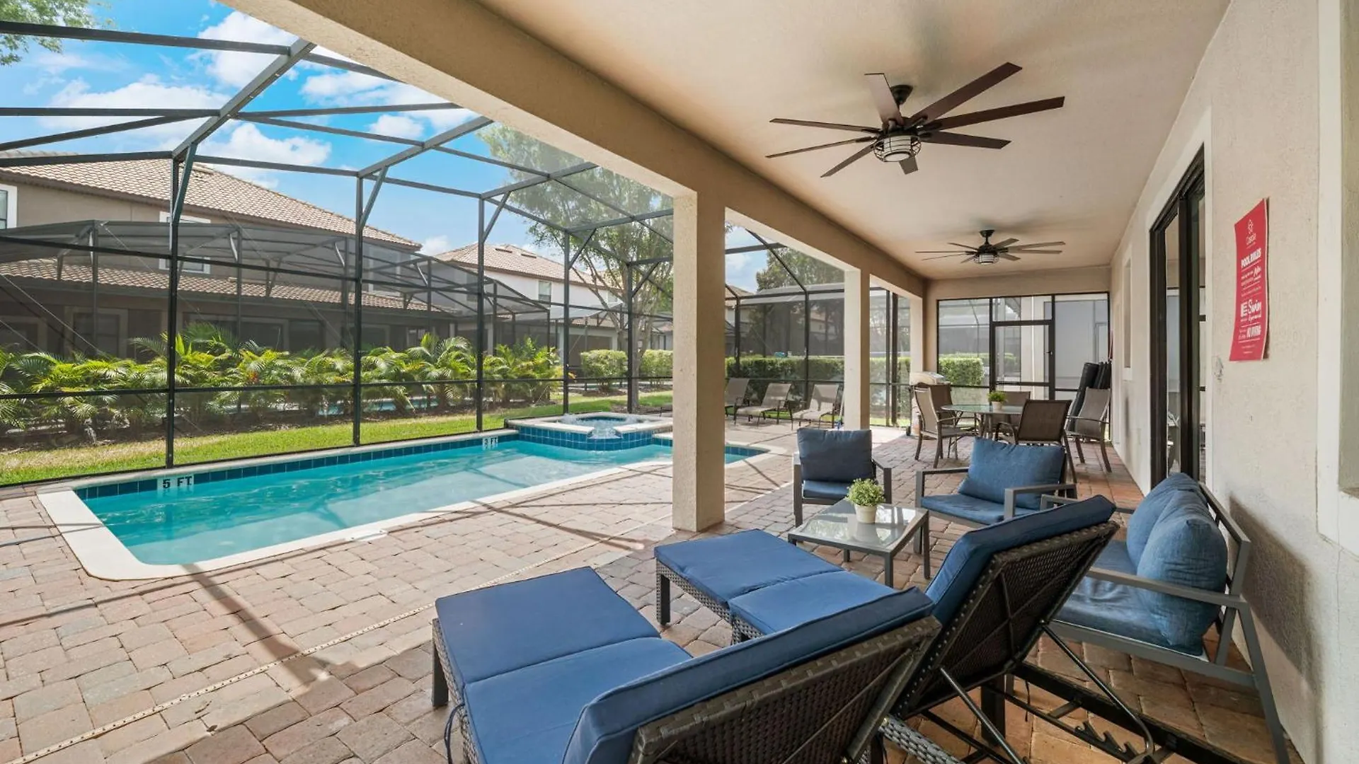 Casa de Férias Giant Villa Wprivate Pool&Spa, Game Room, & More Davenport